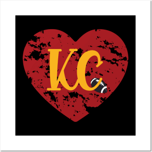 KC Heart Posters and Art